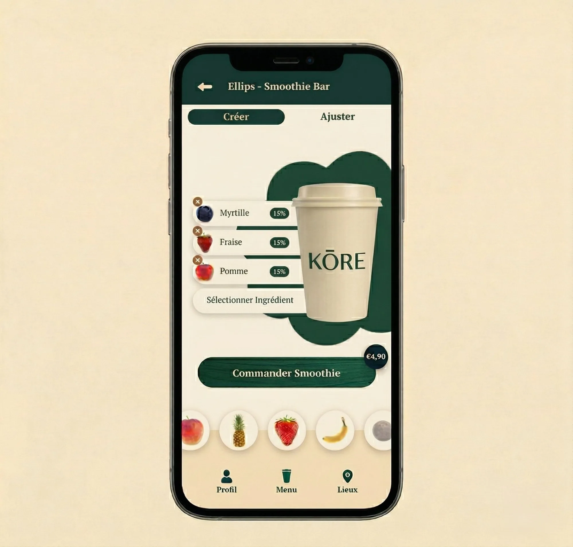 Application mobile KŌRE